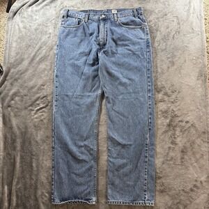 Vintage Levi's 505 Jeans Mens 36X30 Light Wash Regular Fit 90s Grunge Baggy